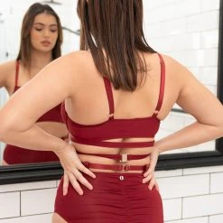 All Pole Wear Lunalae Alice Top - Recycled Wine