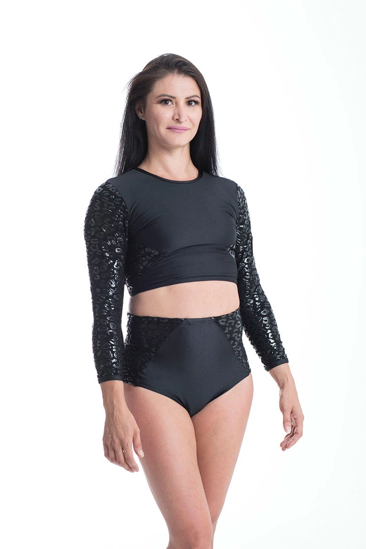 Best Pirce โค๏ธ Paradise Chick Superhero Series Ultra Grip Crop Top - Black Leopard Back In Stock ๐ 2 Paradise Chick Superhero Series Ultra Grip Crop Top - Black Leopard Back In Stock