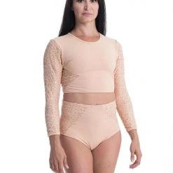 Paradise Chick Superhero Ultra Grip Shorts - Beige Leopard