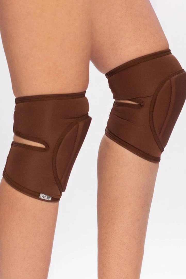 Wholesale ๐ Queen Accessories Queen Kneepads - Cacao Plus Size Pole Wear ๐ 3 Queen Accessories Queen Kneepads - Cacao Plus Size Pole Wear