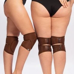 Wholesale ๐ Queen Accessories Queen Kneepads - Cacao Plus Size Pole Wear ๐ 10 Queen Accessories Queen Kneepads - Cacao Plus Size Pole Wear