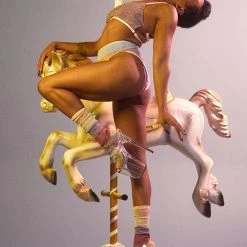 Rolling Calf High Socks - Pony Striped Accessories