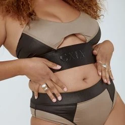 Creatures Of XIX Riding Solo Sports Bra - Black/Mink All Pole Wear