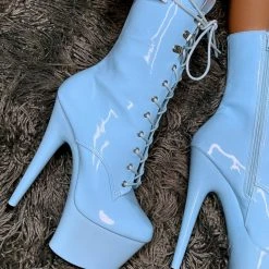 Shoes Hella Heels LipKit 7inch Boots - Sky High