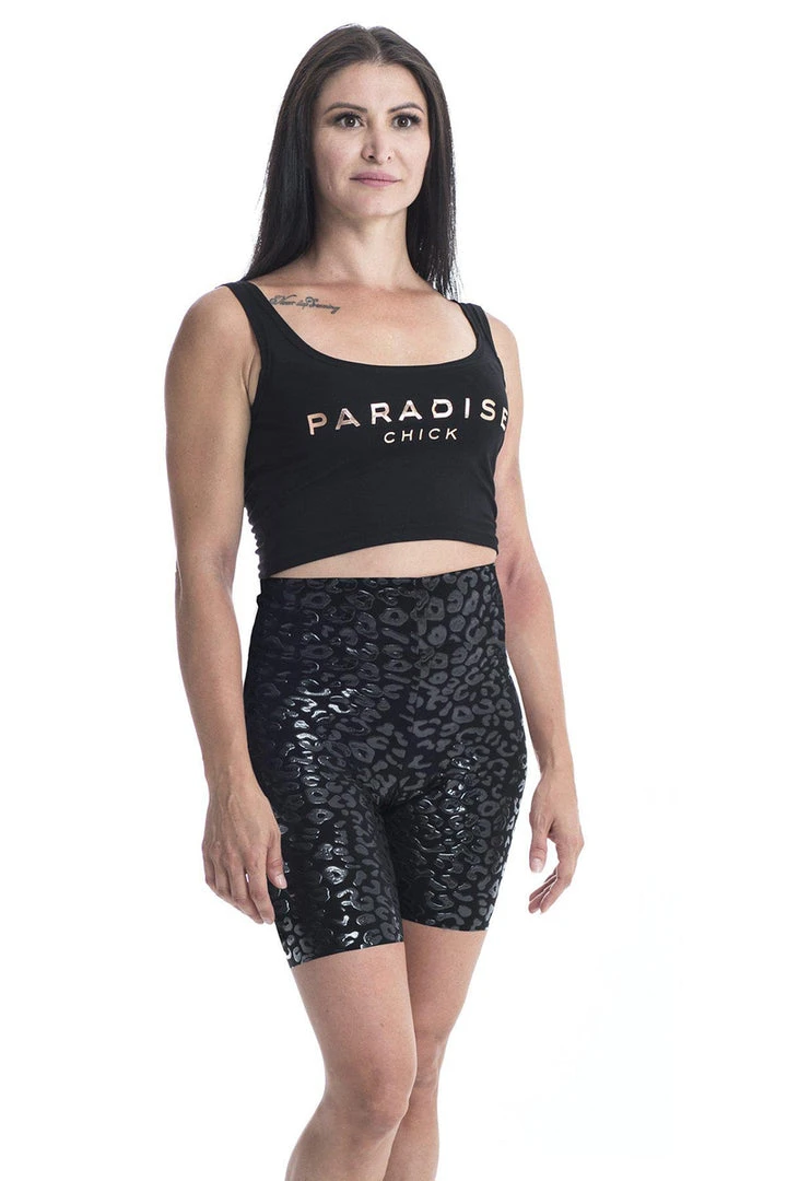 Buy ✔️ Back In Stock Paradise Chick Superhero Ultra Grip Biker Shorts - Black Leopard ✨ 1 Back In Stock Paradise Chick Superhero Ultra Grip Biker Shorts - Black Leopard