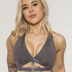 All Pole Wear Tatiana Activewear Tokio Top - Charcoal