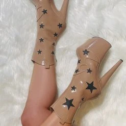 Brand new ๐ Hella Heels Save A Horse 8inch Boots - Tan Shoes ๐ 12 Hella Heels Save A Horse 8inch Boots - Tan Shoes