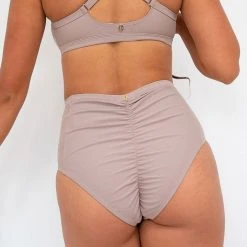 All Pole Wear Lunalae Bellani High Waisted Bottoms - Recycled Mocha
