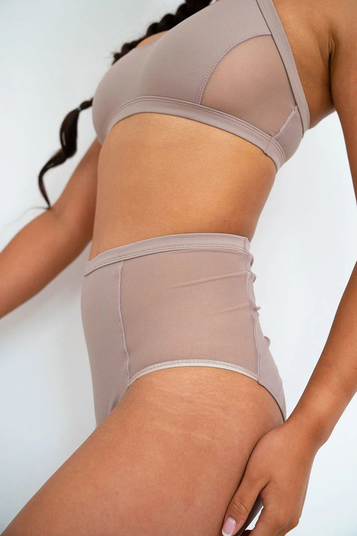 Cheapest 🤩 All Pole Wear Lunalae Bellani High Waisted Bottoms - Recycled Mocha 🔔 3 All Pole Wear Lunalae Bellani High Waisted Bottoms - Recycled Mocha