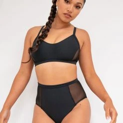All Pole Wear Lunalae Bellani High Waisted Bottoms - Recycled Black
