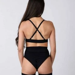 REV ACTIV Bomb Garter Shorts - Black All Pole Wear