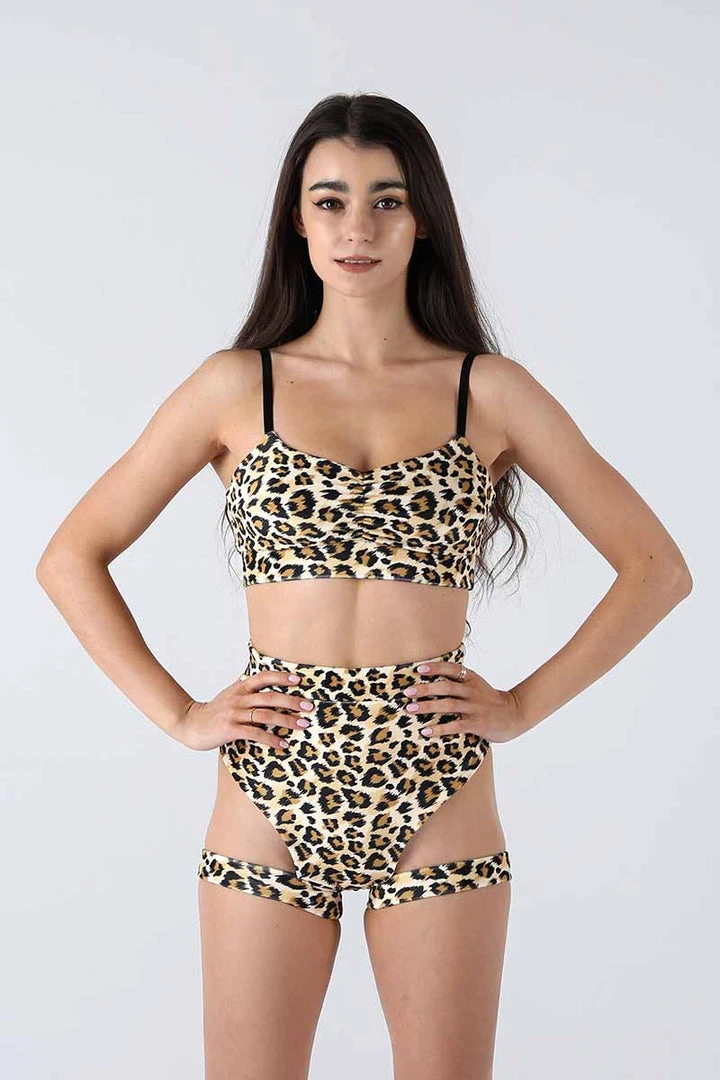 Best Sale ๐ฅ All Pole Wear REV ACTIV Eclipse Top - Leopard Velvet ๐ 1 All Pole Wear REV ACTIV Eclipse Top - Leopard Velvet