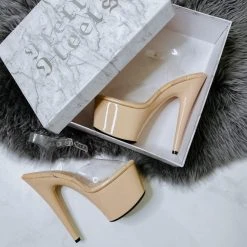 Back In Stock Hella Heels Classic Gloss 7inch Stilettos - Ashton