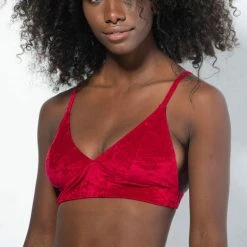 All Pole Wear RAD Monica Top - Velvet Red