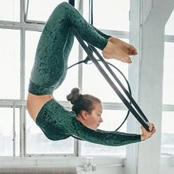 Dragonfly Pavi Crop Top - Velvet Emerald All Pole Wear