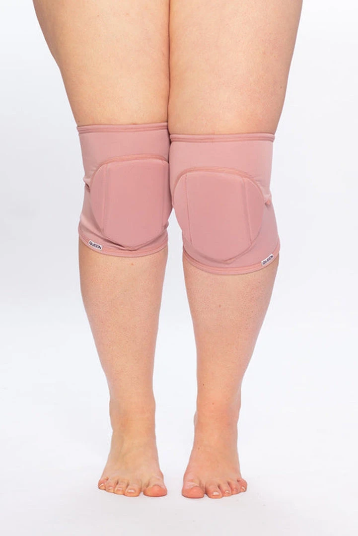 Best deal 🧨 Queen Accessories Queen Kneepads - Dusty Rose Plus Size Pole Wear ❤️ 1 Queen Accessories Queen Kneepads - Dusty Rose Plus Size Pole Wear