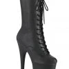 Pleaser USA Flamingo-1050WR 8inch Pleaser Boots - Matte Black