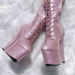 Hella Heels The Glitterati 7inch Boots - Sugarbaby