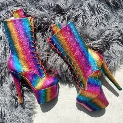 Shoes Hella Heels Limited Edition Pride Boots - 7inch
