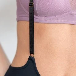 Most Loved Lunalae Zena Garter Overall Sling Bottoms - Black