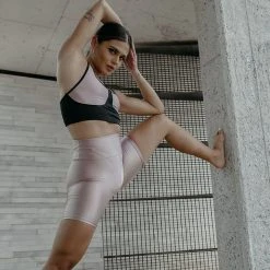 Paradise Chick Biker Shorts - Lilac