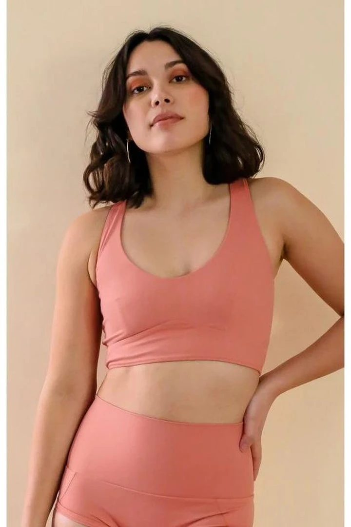 Wholesale ๐งจ Mademoiselle Spin Louise Top - Terracotta Pink All Pole Wear ๐ 1 Mademoiselle Spin Louise Top - Terracotta Pink All Pole Wear