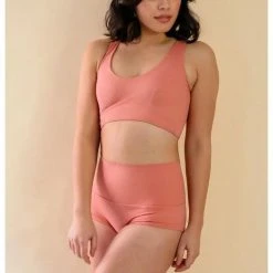 Wholesale ๐งจ Mademoiselle Spin Louise Top - Terracotta Pink All Pole Wear ๐ 6 Mademoiselle Spin Louise Top - Terracotta Pink All Pole Wear