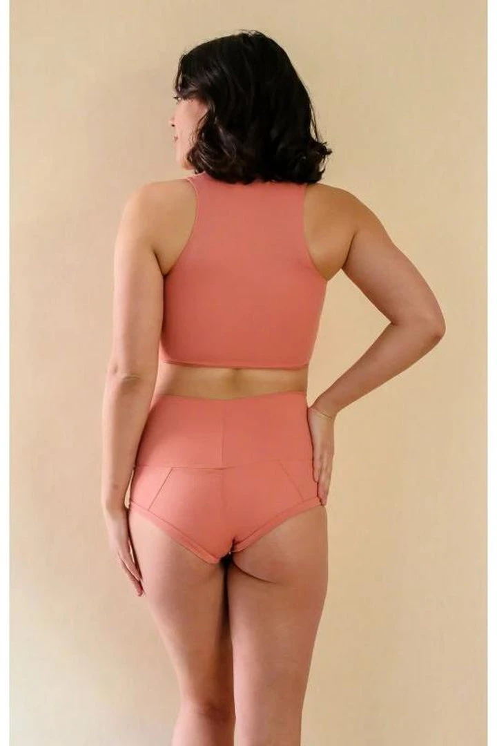 Wholesale ๐งจ Mademoiselle Spin Louise Top - Terracotta Pink All Pole Wear ๐ 2 Mademoiselle Spin Louise Top - Terracotta Pink All Pole Wear