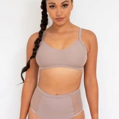 Best Sale ⭐ Lunalae Gigi Top - Recycled Mocha All Pole Wear ✔️ 6 Lunalae Gigi Top - Recycled Mocha All Pole Wear
