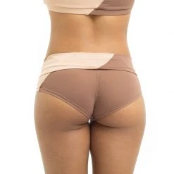 All Pole Wear Poledancerka Movement High-Low Shorts - Powder 00/Nude 02