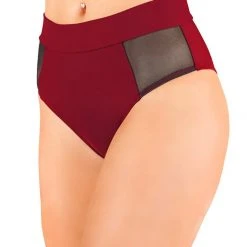 Dragonfly Molly Shorts - Burgundy Mesh