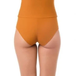 All Pole Wear Dragonfly Betty High-Waisted Shorts - Mustard