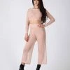 REV ACTIV Mesh Flow Pants - Beige Loungewear Bottoms