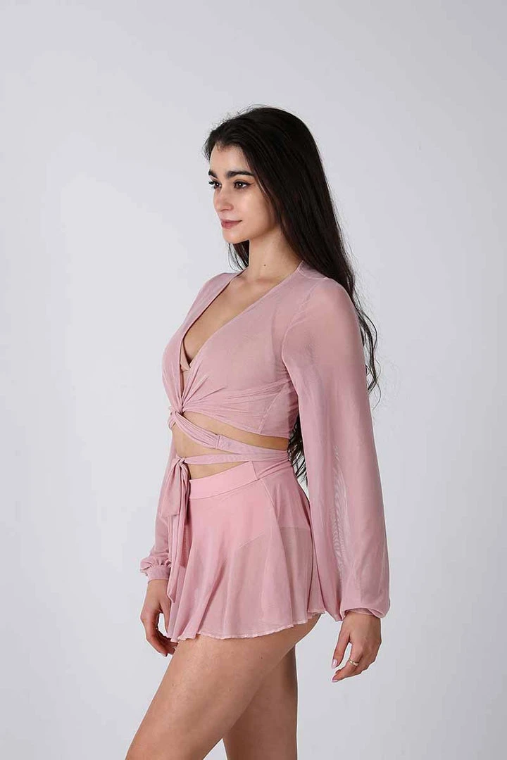 Budget π REV ACTIV Mesh Skirt Bottoms - Pink π 1 REV ACTIV Mesh Skirt Bottoms - Pink