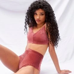 Best Sale ๐ Lunalae Lana High Waist Shorts - Dusty Rose Velvet All Pole Wear ๐ 17 Lunalae Lana High Waist Shorts - Dusty Rose Velvet All Pole Wear