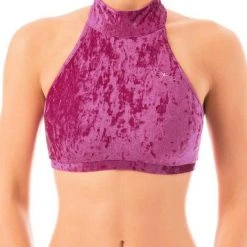 All Pole Wear Dragonfly Lisette Top - Velvet Ruby