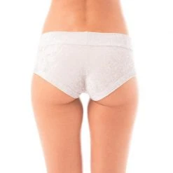 All Pole Wear Dragonfly Hot Pants - Velvet Silver