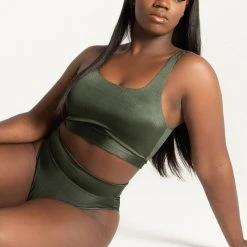 Tatiana Activewear Adeline Top - Pine Green