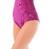 All Pole Wear Dragonfly Betty High-Waisted Shorts - Velvet Ruby