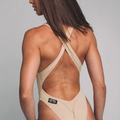 Shark Polewear Vashkelita Bodysuit - Beige All Pole Wear