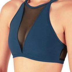 Dragonfly Victoria Sports Bra - Petrol Mesh All Pole Wear