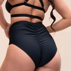 All Pole Wear Lunalae Jemma High Waist Bottoms - Recycled Black