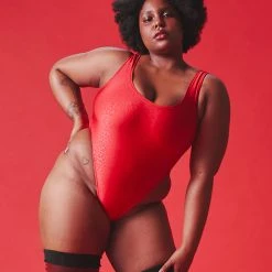 Rolling Wild Bodysuit - Red All Pole Wear
