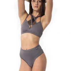 New ๐ Poledancerka X-Front Top - Grey โจ 5 Poledancerka X-Front Top - Grey