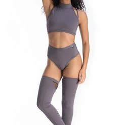 Best deal โญ Poledancerka X Back Top - Grey ๐ 5 Poledancerka X Back Top - Grey